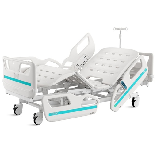 [V8W] LIT DE REA ELECTRIQUE 05 POSITIONS HAUTEUR VARIABLE CHARGE POIDS 250KG AVEC POTENCE MARQUE MEDLEUR